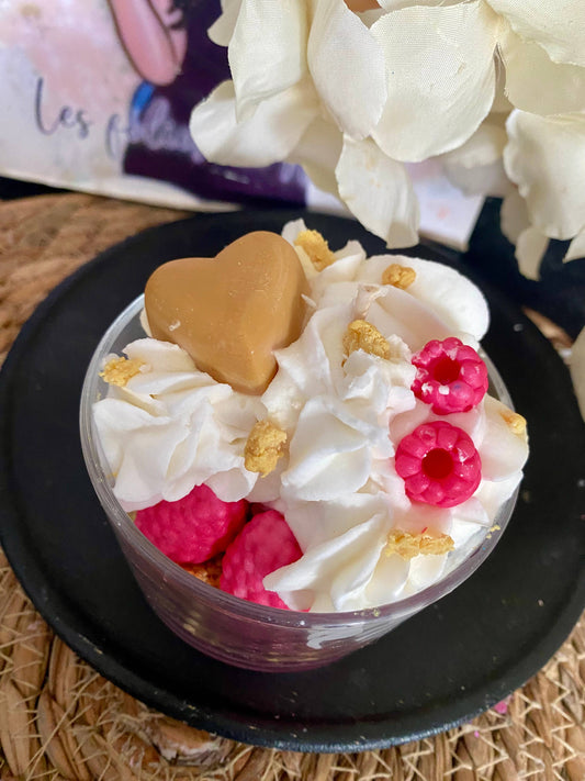 Les folies de Nicole gourmet kaars frambozen-karamel