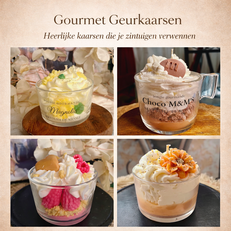 Gourmet kaarsen