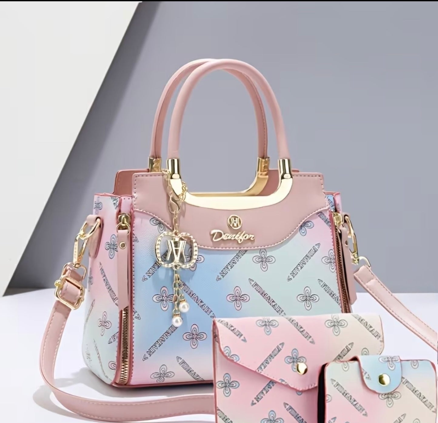 3-Delige Dames Handtas Sets in Trendkleuren