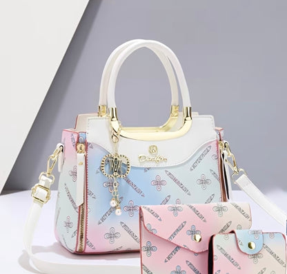 3-Delige Dames Handtas Sets in Trendkleuren