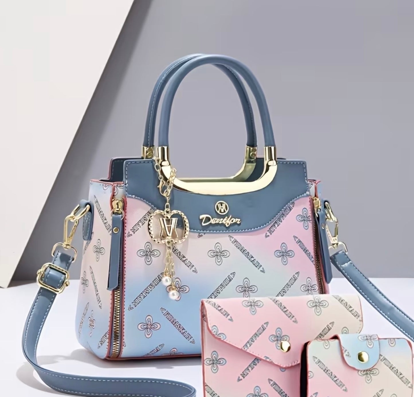 3-Delige Dames Handtas Sets in Trendkleuren