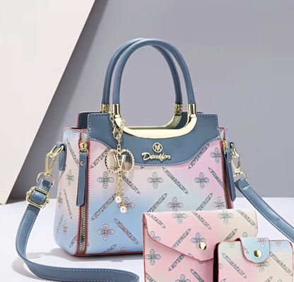 3-Delige Dames Handtas Sets in Trendkleuren