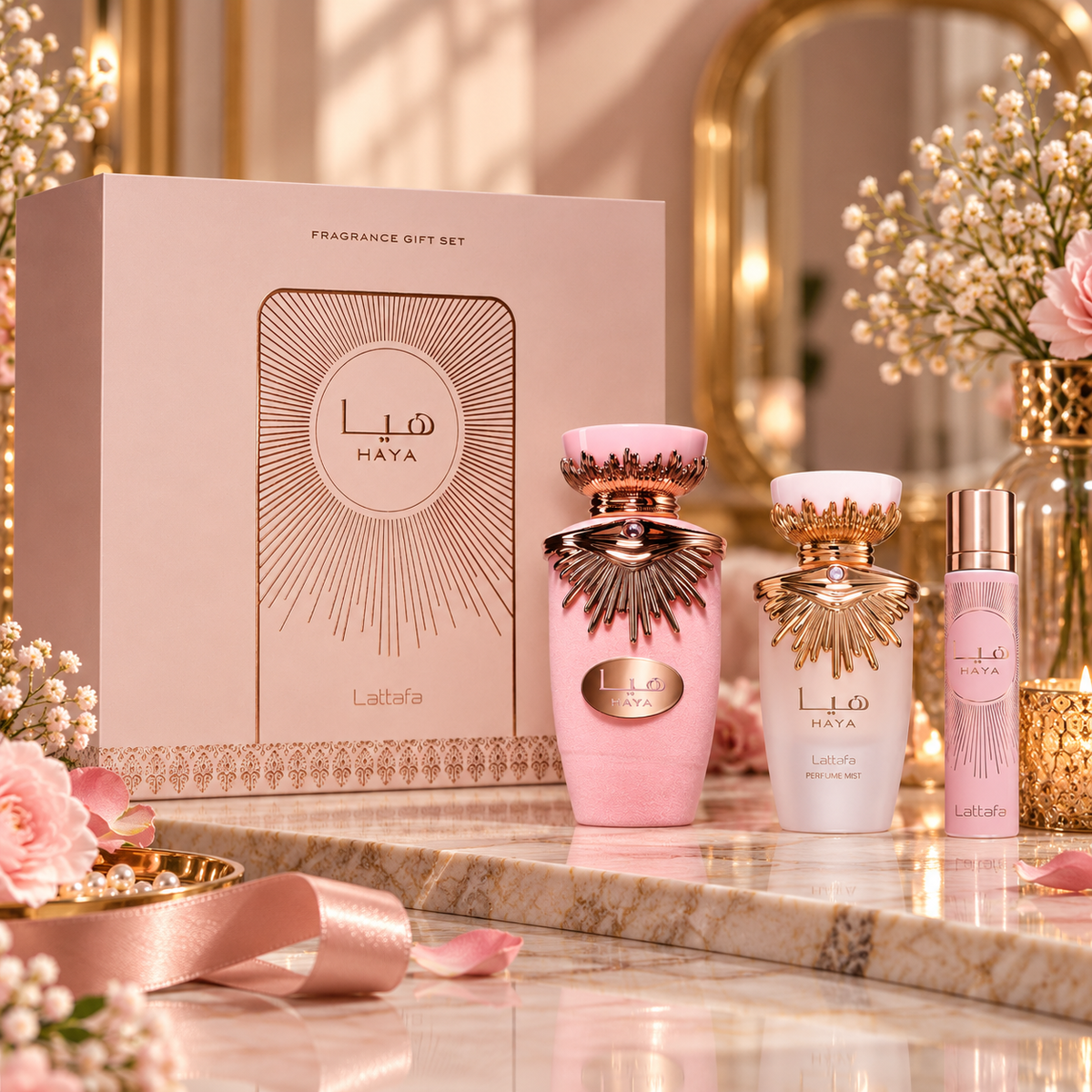 Haya Cadeauset - LATTAFA 100 ml + 12 ml + 50 ml