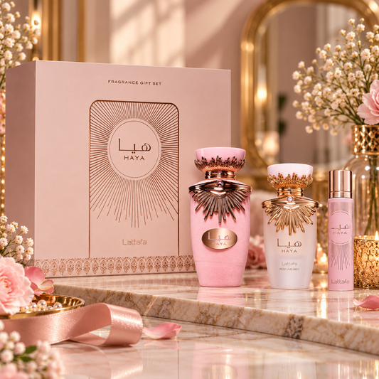 Haya Cadeauset - LATTAFA 100 ml + 12 ml + 50 ml