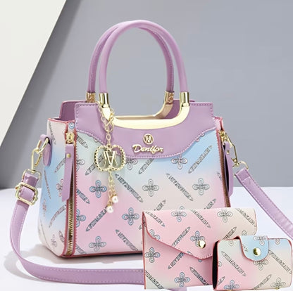 3-Delige Dames Handtas Sets in Trendkleuren
