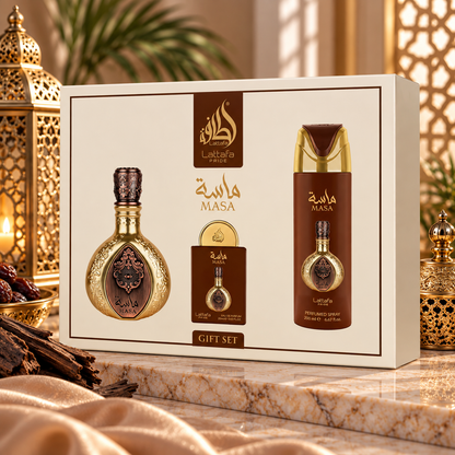 Giftset Masa 3st - LATTAFA P 100ml + 200ml + 20ml