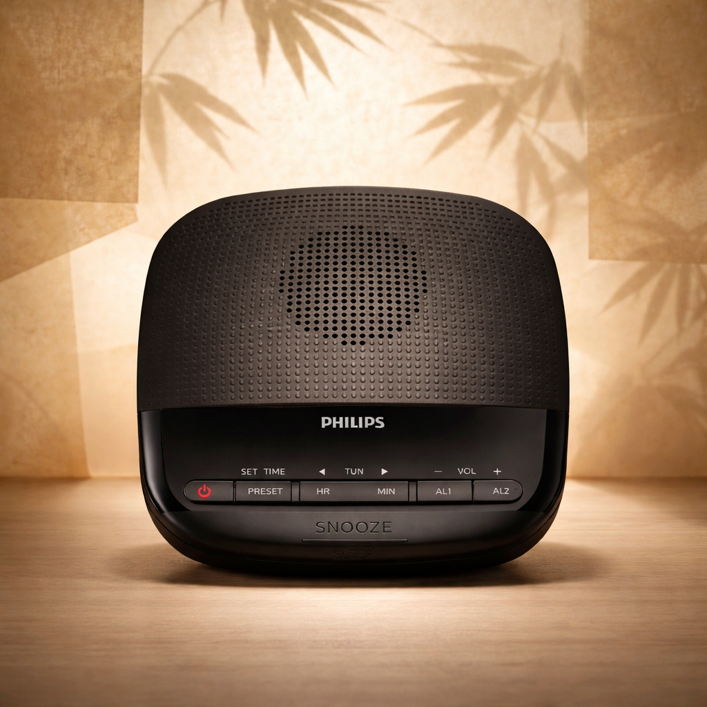 PHILIPS TAR3205 – Draagbare FM-radio | Compact | Krachtig Geluid | Batterij & Netstroom