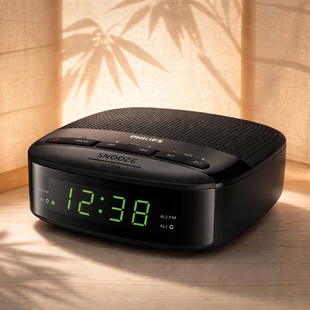 PHILIPS TAR3205 – Draagbare FM-radio | Compact | Krachtig Geluid | Batterij & Netstroom