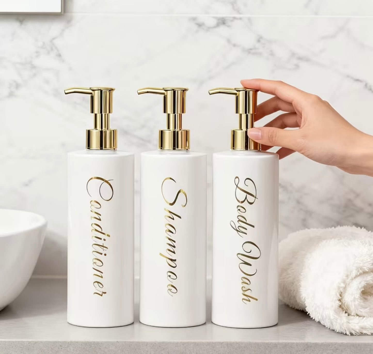 Luxe 10-delige Handdoekset met dispenders