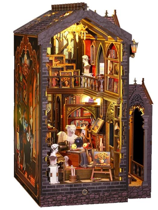Book Nook Wooden 3D Puzzle Art Studio