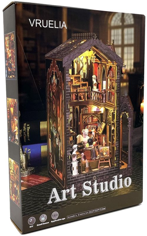 Book Nook Wooden 3D Puzzle Art Studio