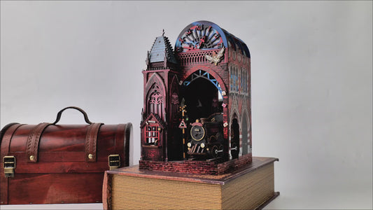 Book Nook Wooden 3D Puzzle Magic Station